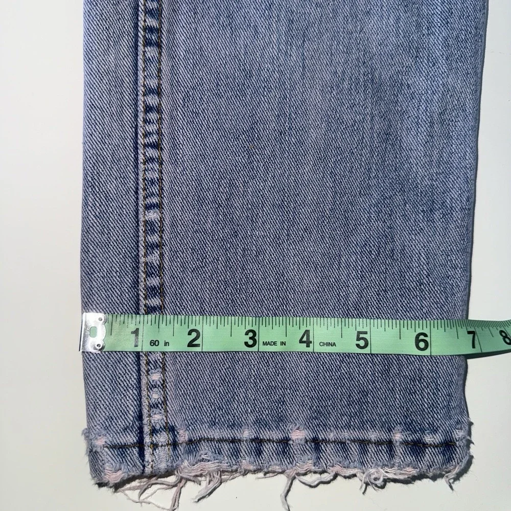 VTG Levis SilverTab Jeans Women 9/10 LightWash Straight USA 90s 26x29 Distressed - Picture 13 of 16